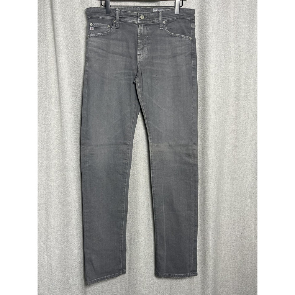 AG Tellis Jeans Mens 32x32 Gray Modern Slim Stretch Denim Adriano Goldschmied